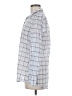 Banana Republic Plaid Blue Long Sleeve Button-Down Shirt Size M - photo 5