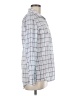 Banana Republic Plaid Blue Long Sleeve Button-Down Shirt Size M - photo 4