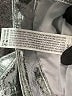 Forever 21 100% Polyester Metallic Silver Jacket Size M - photo 7