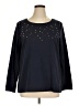 Cj Banks 100% Cotton Black Pullover Sweater Size 1X - photo 1