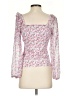 Aqua 100% Polyester Pink 3/4 Sleeve Blouse Size XS - photo 2