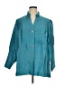 Tesori Teal 3/4 Sleeve Button-Down Shirt Size 1X - photo 1