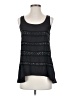 Rock & Republic 100% Polyester Stripes Black Sleeveless Top Size XS - photo 1