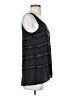 Rock & Republic 100% Polyester Stripes Black Sleeveless Top Size XS - photo 4