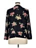 Pendleton 100% Polyester Floral Black 3/4 Sleeve Blouse Size 14 - photo 2