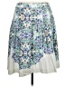 Talbots Paisley White Casual Skirt Size 16 - photo 1