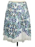 Talbots Paisley White Casual Skirt Size 16 - photo 2