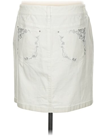 White House Black Market Denim Skirt (view 2)