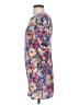 Zara Print Blue Cocktail Dress Size S - photo 5
