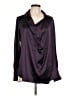 Max Mara Purple Long Sleeve Blouse Size 10 - photo 1