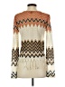 Signature Studio 100% Polyester Chevron-herringbone Ivory Long Sleeve T-Shirt Size S - photo 2