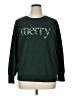 Maurices Print Green Sweatshirt Size 1X - photo 1