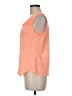 Skies Are Blue Orange Sleeveless Blouse Size M - photo 5