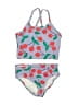 Hanna Andersson Print Gray Purple Two Piece Swimsuit Size 6 - 7 - photo 1