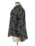 Rafaella 100% Polyester Houndstooth Gray Long Sleeve Blouse Size XL - photo 5