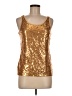 Unbranded 100% Polyester Gold Tank Top Size M - photo 1