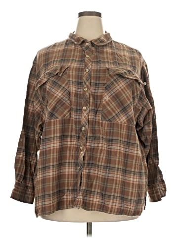Arizona Jean Company Long Sleeve Button-Down Shirt (view 1)