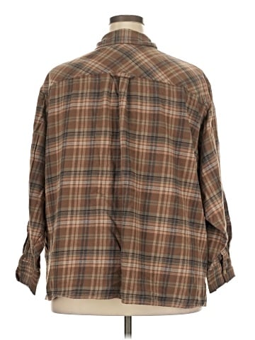 Arizona Jean Company Long Sleeve Button-Down Shirt (view 2)