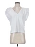 Zara 100% Cotton White Short Sleeve Top Size S - photo 1