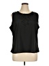Cj Banks 100% Polyester Black Sleeveless Blouse Size 1X - photo 1