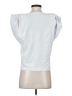 Zara 100% Cotton White Short Sleeve Top Size S - photo 2