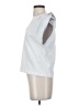 Zara 100% Cotton White Short Sleeve Top Size S - photo 5