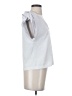 Zara 100% Cotton White Short Sleeve Top Size S - photo 4
