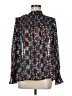 Elan 100% Polyester Black Long Sleeve Blouse Size M - photo 1