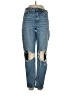 American Eagle Outfitters Color Block Blue Jeans Size 4 - photo 1
