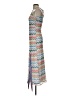 Boston Proper 100% Polyester Chevron-herringbone Blue Cocktail Dress Size XXS - photo 5
