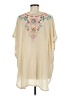 Biya Ivory Short Sleeve Blouse Size M - photo 2