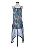 Old Navy 100% Polyester Paisley Blue Casual Dress Size XS - photo 1