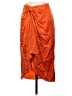 Cinq à Sept 100% Silk Orange Silk Skirt Size 0 - photo 1