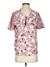 Adrienne Vittadini 100% Polyester Pink Short Sleeve Polo Size S - photo 1