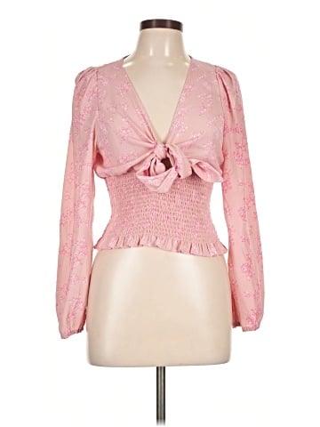 Love Tree Long Sleeve Blouse (view 1)