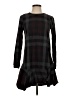 BCBGeneration 100% Cotton Plaid Black Casual Dress Size XXS - photo 1