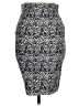 Shinestar Animal Print Black Casual Skirt Size L - photo 2