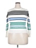 Nine West Stripes White Pullover Sweater Size XXL - photo 1