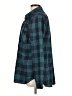 Eddie Bauer 100% Polyester Plaid Teal Long Sleeve Blouse Size L (tall) - photo 5