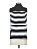Final Touch Stripes Black Sleeveless Button-Down Shirt Size S - photo 2