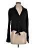 Wilfred 100% Cupro Black Long Sleeve Blouse Size S - photo 1