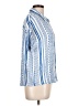 En Creme 100% Rayon Blue Short Sleeve Blouse Size L - photo 4
