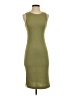 Nine West Solid Green Casual Dress Size XS - photo 1