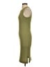 Nine West Solid Green Casual Dress Size XS - photo 5