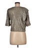 Kim & Cami Metallic Silver 3/4 Sleeve Blouse Size M - photo 2