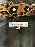 Crescent 100% Polyester Animal Print Brown Coat Size M - photo 6