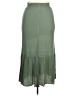 SO 100% Rayon Solid Green Casual Skirt Size 14 - 16 - photo 1