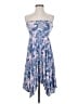 Express Paisley Blue Cocktail Dress Size XS - photo 1