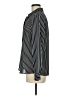 Express 100% Recycled Polyester Stripes Black Long Sleeve Button-Down Shirt Size M - photo 5