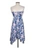 Express Paisley Blue Cocktail Dress Size XS - photo 2